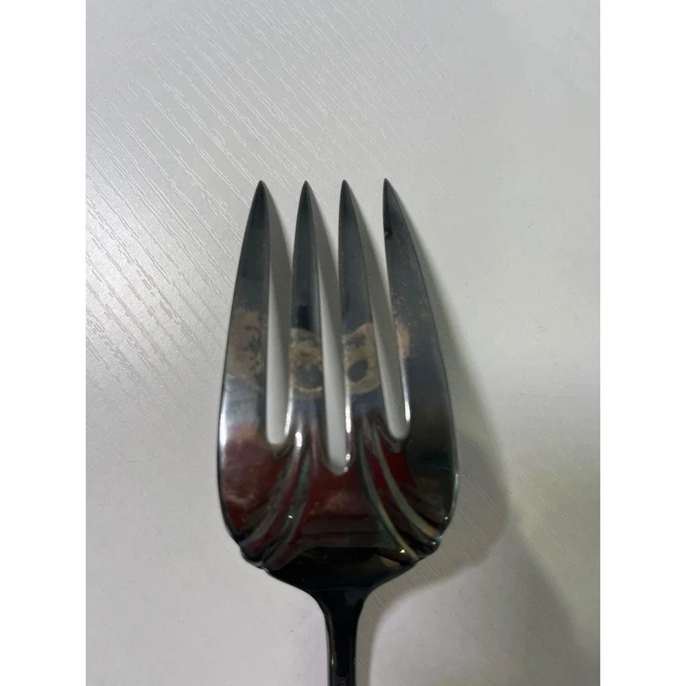 1847 Rogers‎ Bros Eternally Yours Silverplate Cold Meat Fork & Gravy Ladle Set